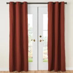 Plow & Hearth Curtain Panels>95"L Thermalogic Energy Efficient Insulated Solid Grommet-Top Curtain Pair