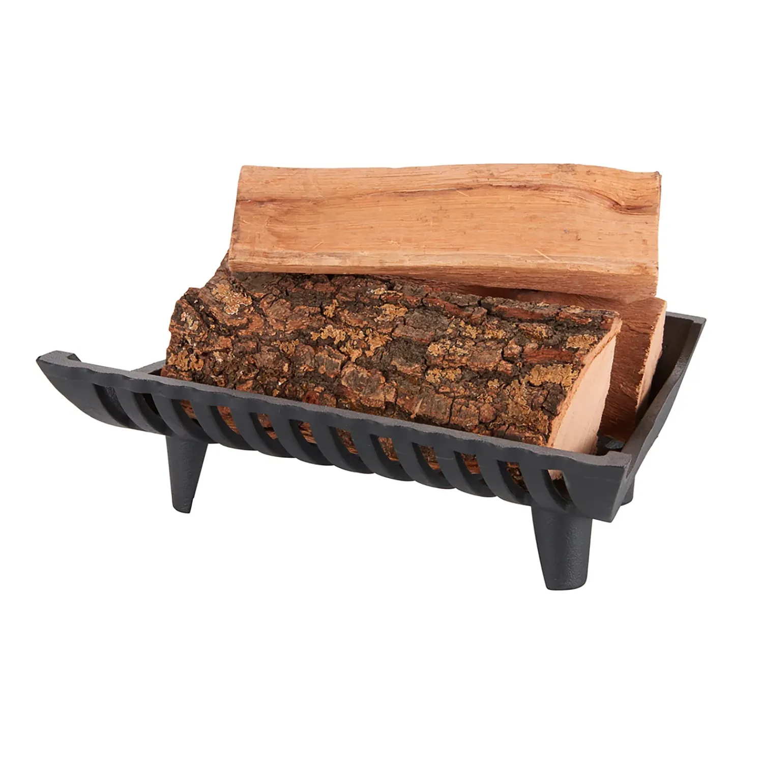 Plow & Hearth Fireplace Grates & Firebacks>17"x 12"-2"Leg Franklin Fireplace Grate