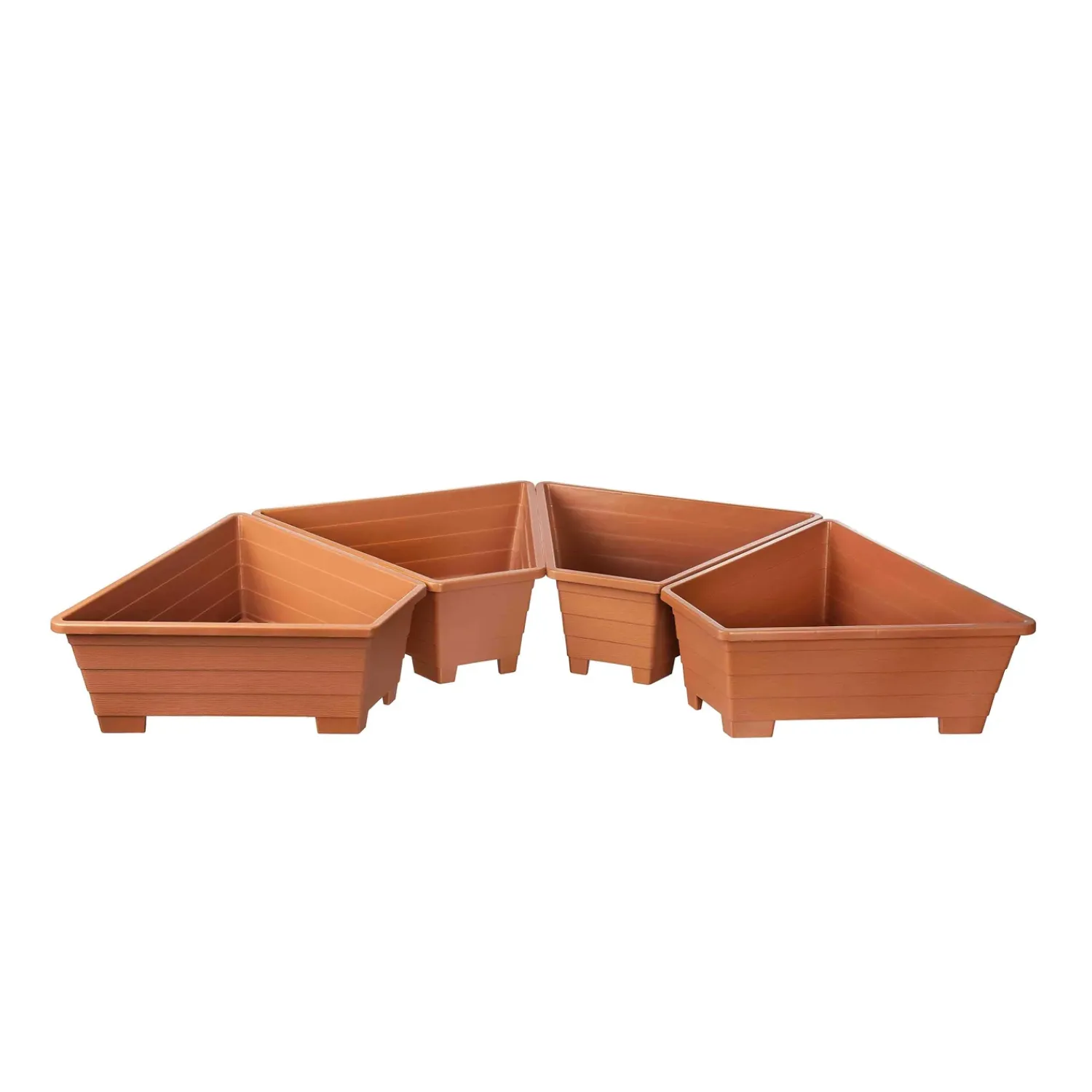 Plow & Hearth Planters & Plant Stands>Raised Modular Conversion Planters, Set of 4