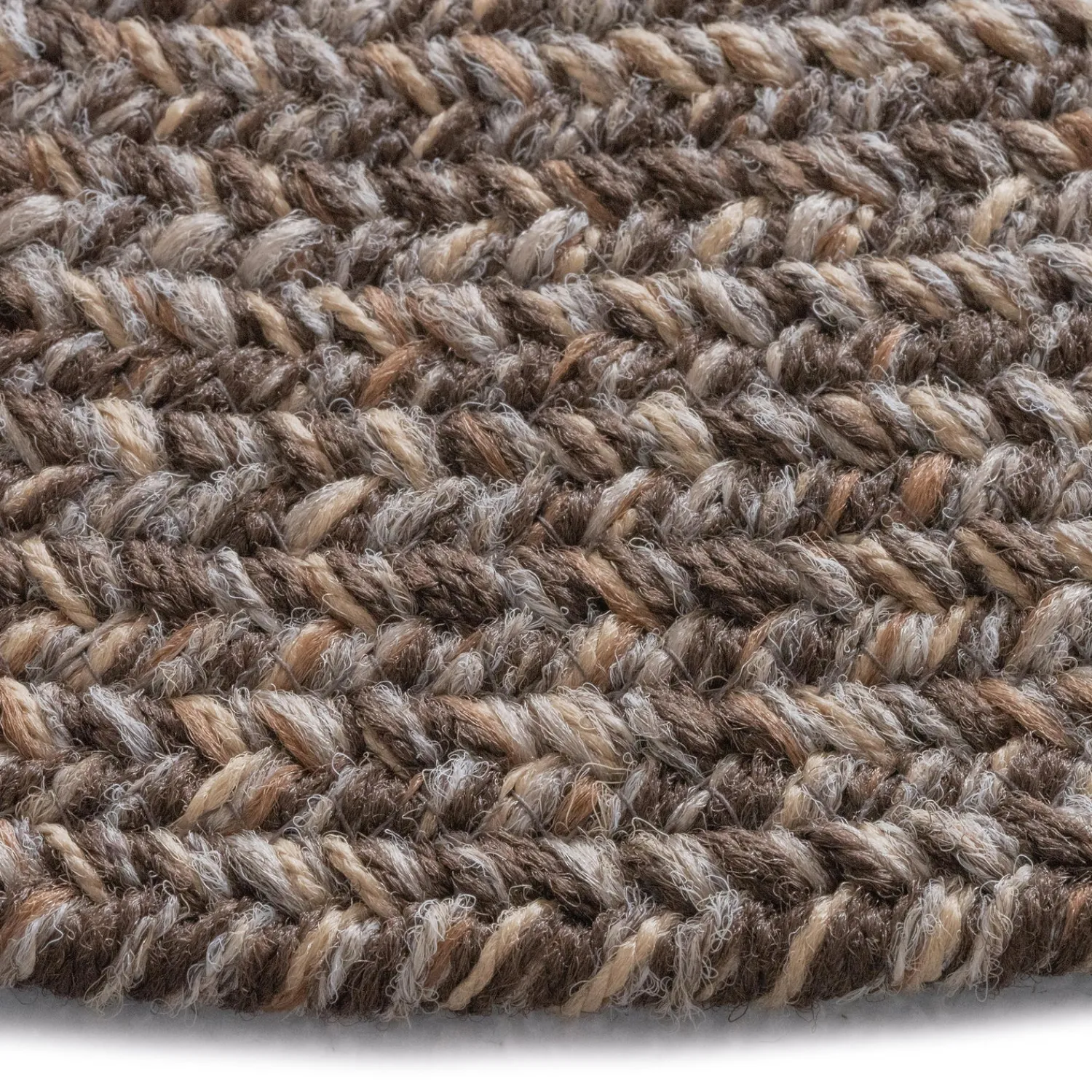 Plow & Hearth Area Rugs>Rectangle Pine Creek Braided Rug, 3' x 5'