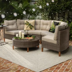 Plow & Hearth Area Rugs>Rectangle Pine Creek Braided Rug, 8' x 11'