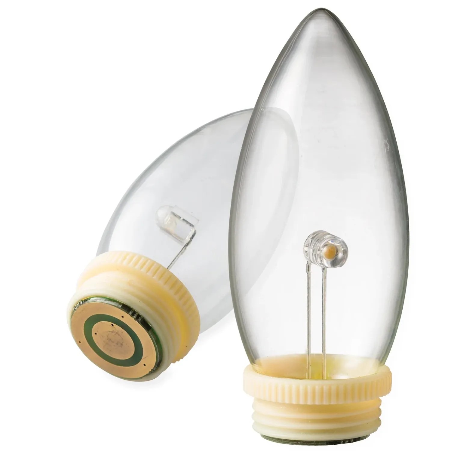 Plow & Hearth Candles & Lanterns>Remote-Controlled Window Candle LED Bulbs, Set of 2