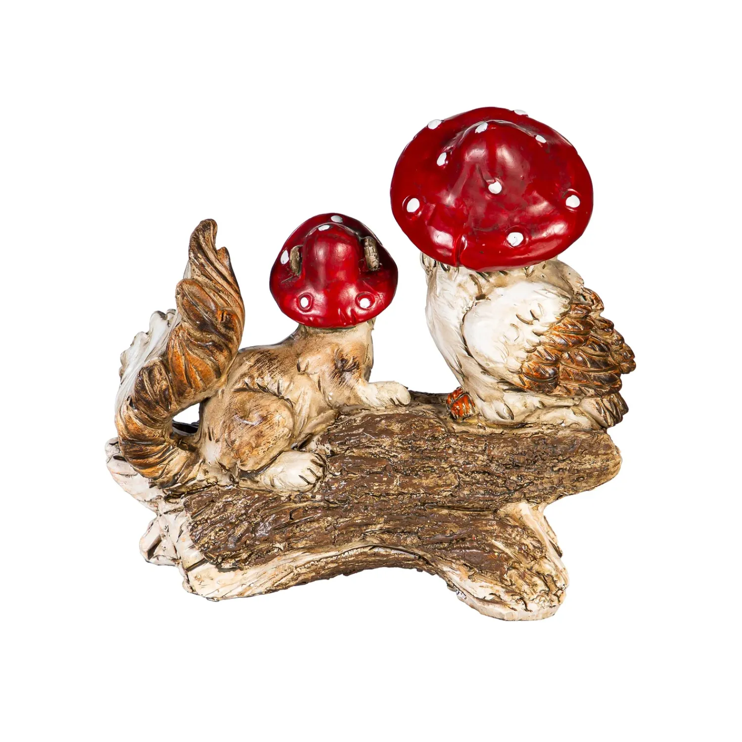 Plow & Hearth Garden Statues>Resin Mushroom Animals Statue, 5"H