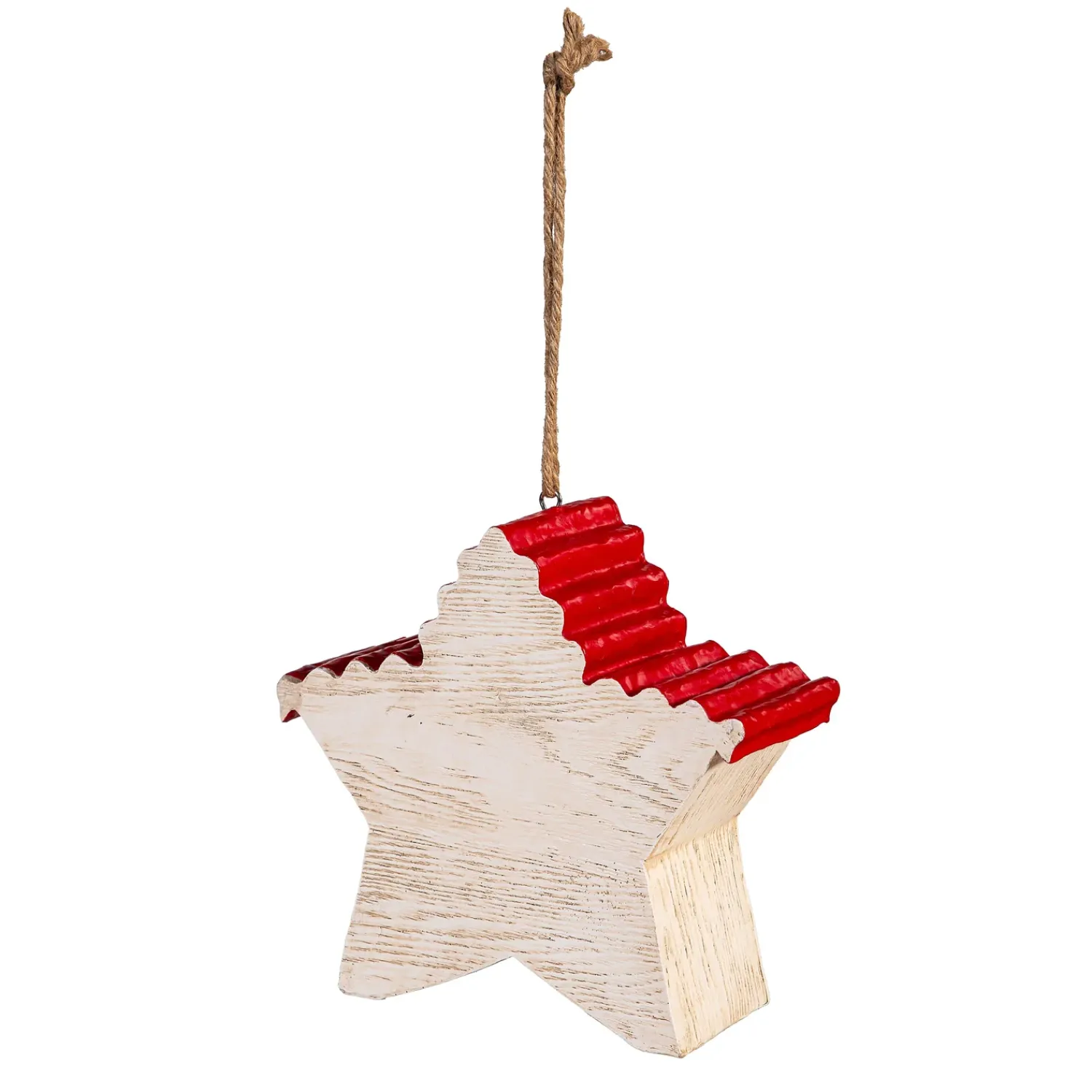 Plow & Hearth Birdhouses>Resin Patriotic Star Shaped Bird House