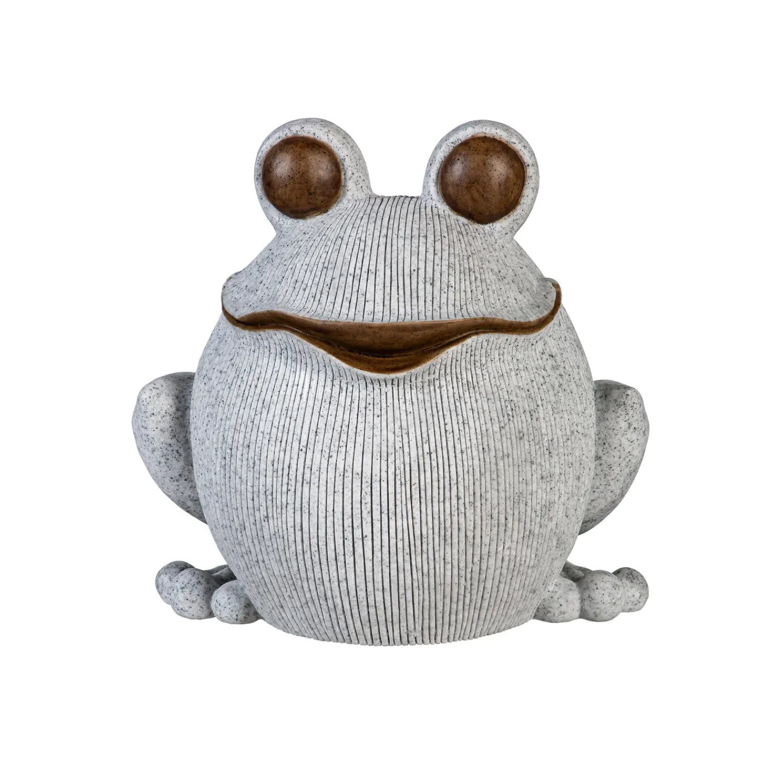 Plow & Hearth Garden Statues>Resin Stone Like Frog Statue, 12"H