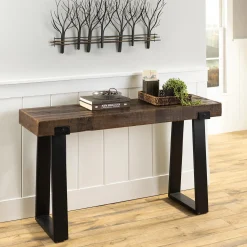 Plow & Hearth Accent Tables>Richland Indoor/Outdoor Reclaimed Wood Console Table