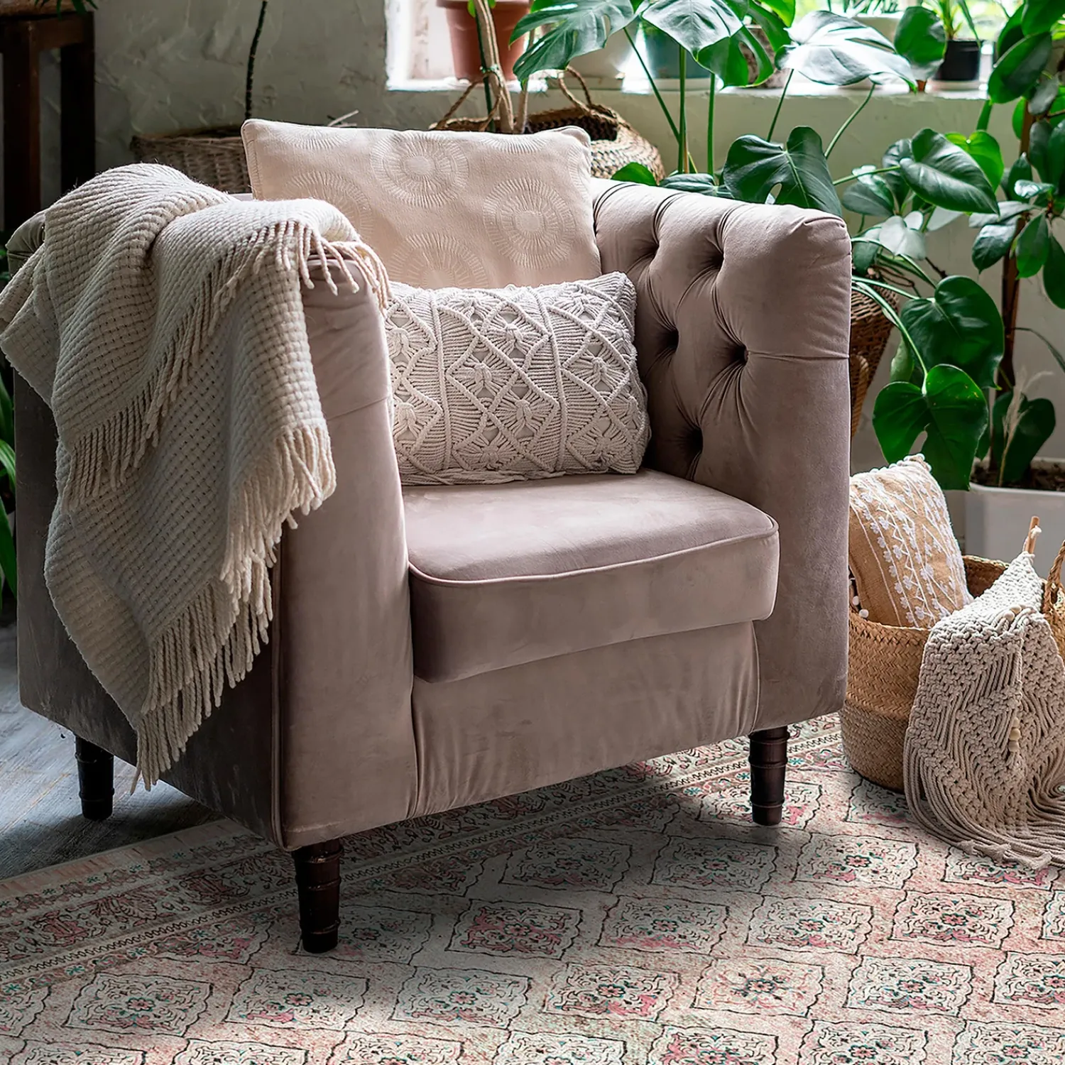 Plow & Hearth Area Rugs>Rosalind EnduraStran® Rug, 7'8" x 10'9" Vintage