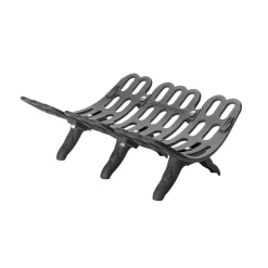 Plow & Hearth Fireplace Grates & Firebacks>Sampson Fireplace Grate, 22"W