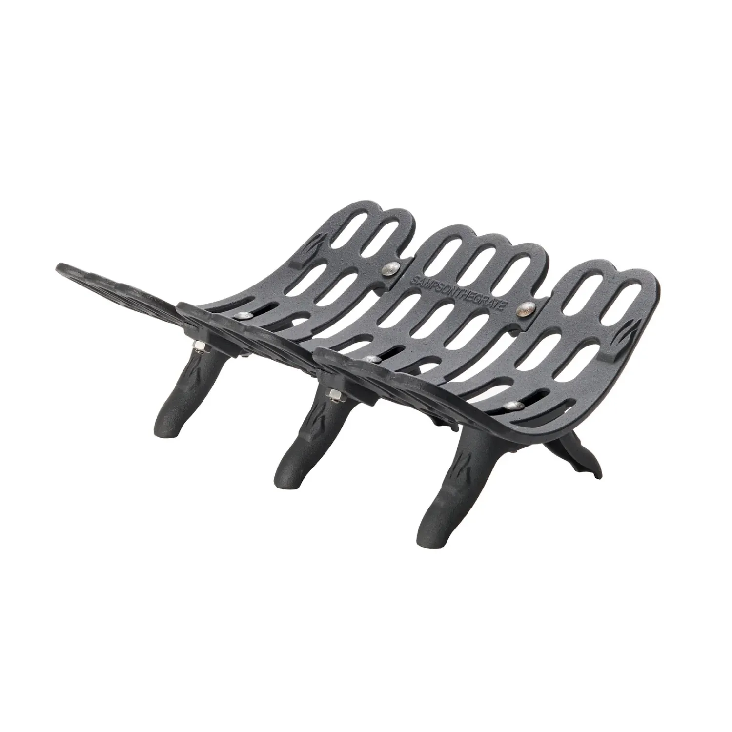 Plow & Hearth Fireplace Grates & Firebacks>Sampson Fireplace Grate, 22"W