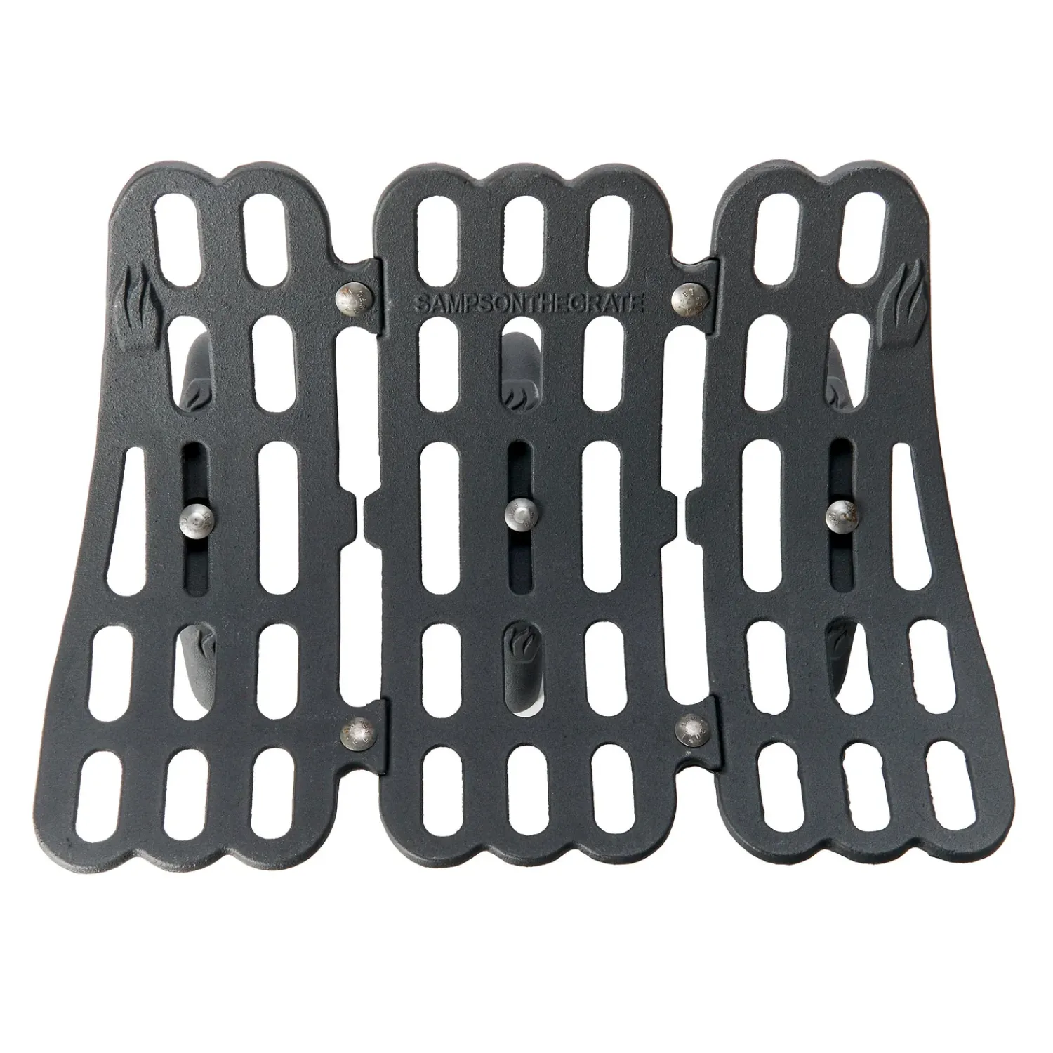 Plow & Hearth Fireplace Grates & Firebacks>Sampson Fireplace Grate, 22"W