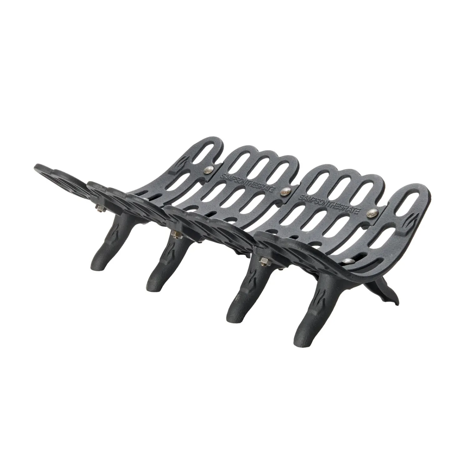 Plow & Hearth Fireplace Grates & Firebacks>Sampson Fireplace Grate, 26"W
