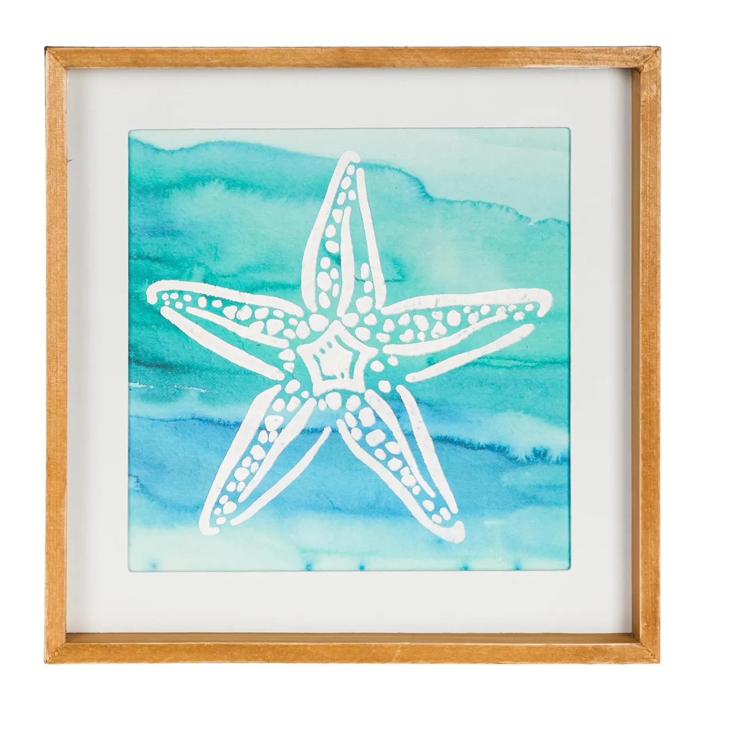 Plow & Hearth Wall Art>Sand Dollar and Starfish Framed Wall Art, Set of 2