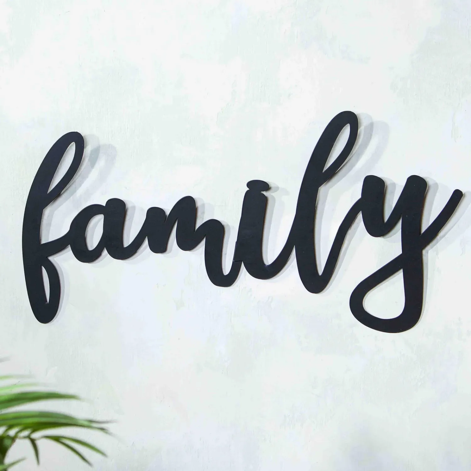 Plow & Hearth Wall Art>Script-Style Family Sign