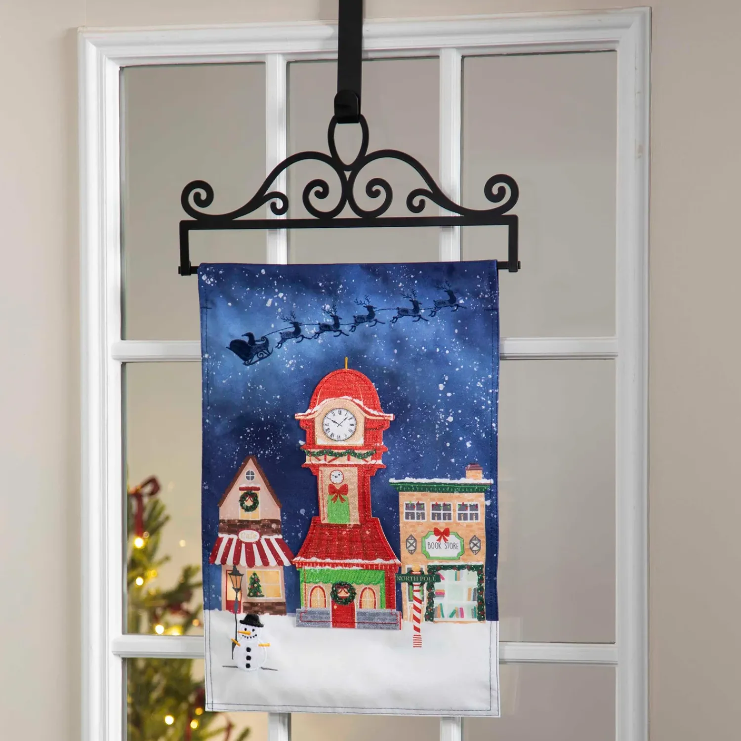 Plow & Hearth Flag Accessories>Scroll Garden Flag Over the Door Hanger