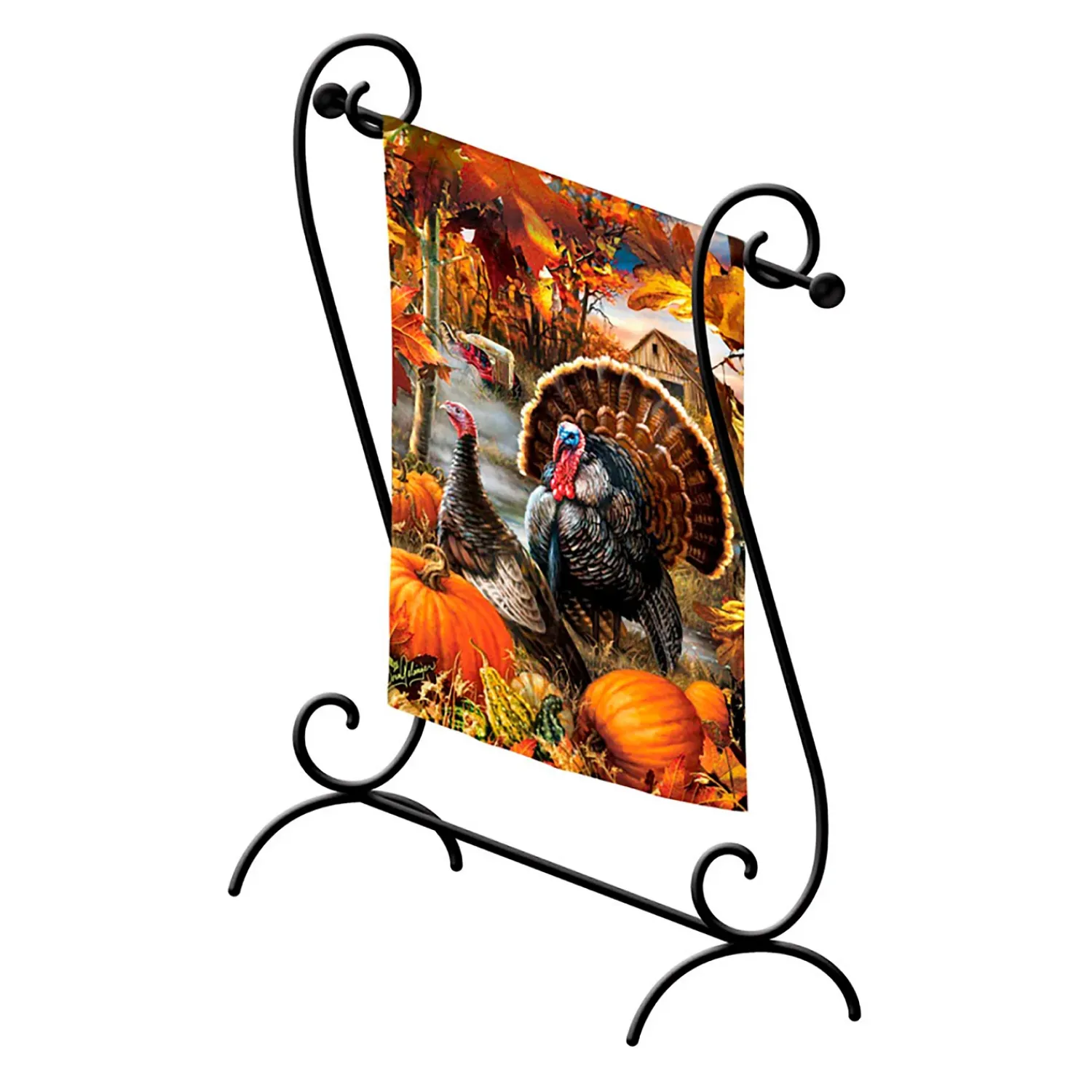 Plow & Hearth Flag Accessories>Scroll Garden Flag Stand