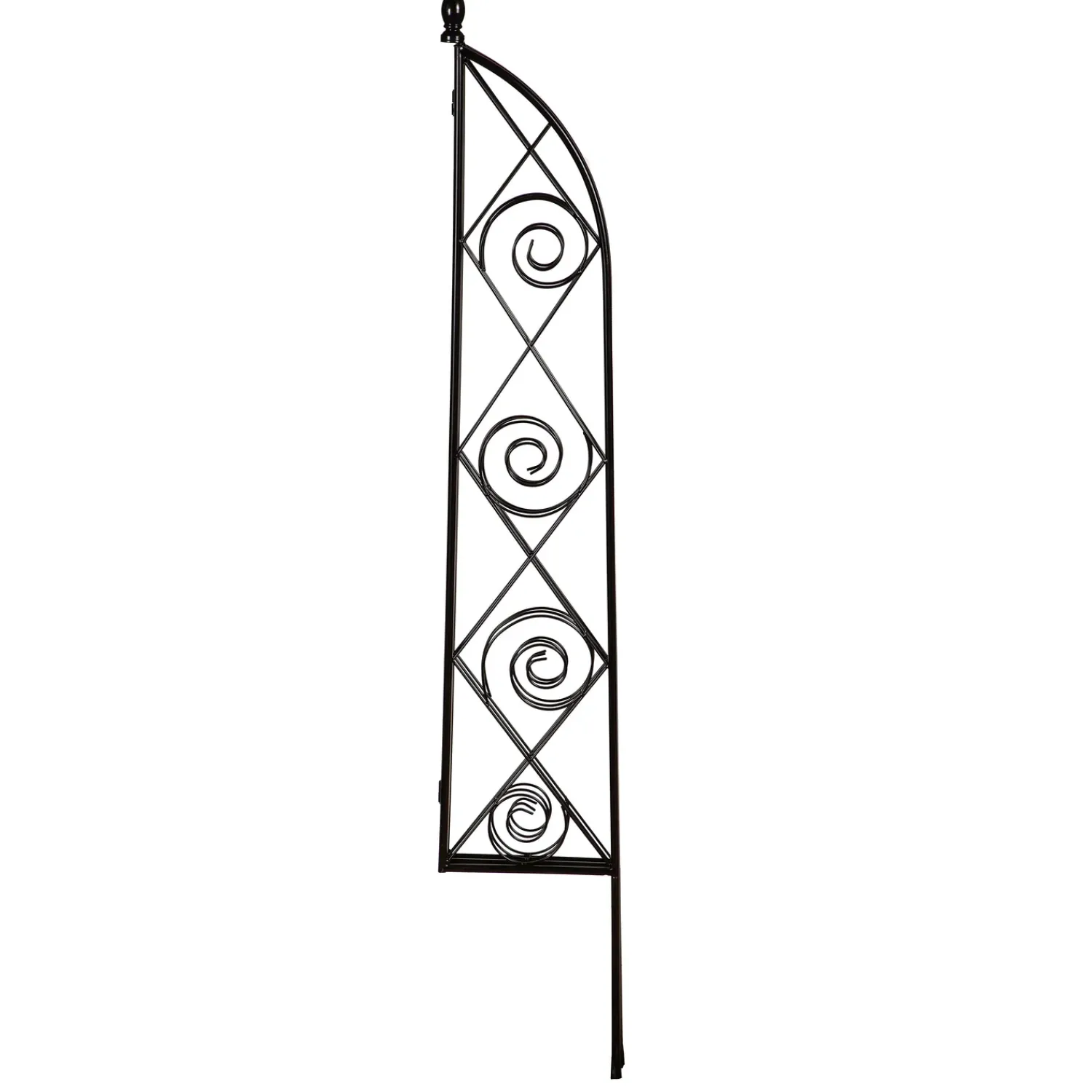 Plow & Hearth Arbors & Trellises>Scrolls Tri-Fold Metal Garden Trellis