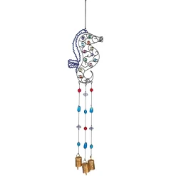 Plow & Hearth Wind Chimes & Mobiles>Seahorse Beaded Wind Chime