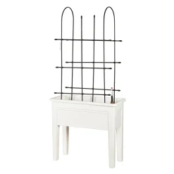 Plow & Hearth Planters & Plant Stands>Self-Watering Planter with Climbing Rack