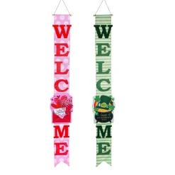 Plow & Hearth Fabric Door Hangers><noscript><img width=