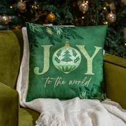 Plow & Hearth Decorative Pillows>Shades of Green Throw Pillow Shades of Green Square Pillow, 16"