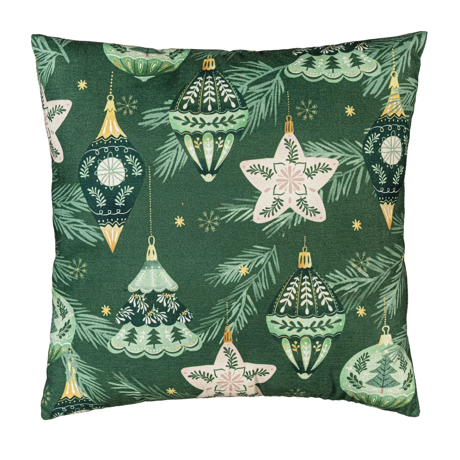 Plow & Hearth Decorative Pillows>Shades of Green Throw Pillow Shades of Green Square Pillow, 16"