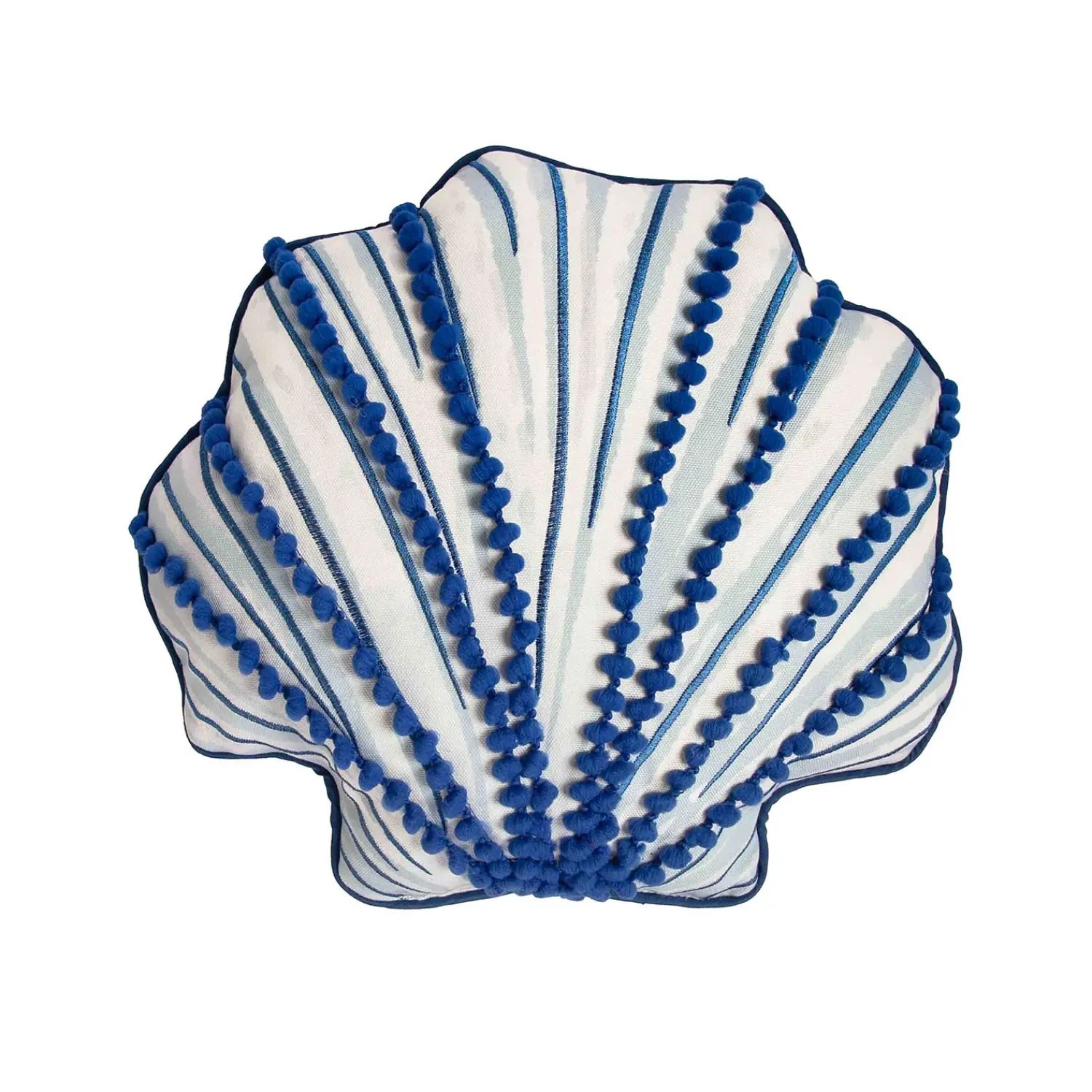 Plow & Hearth Decorative Pillows>Shaped Coastal Pillow, Shell