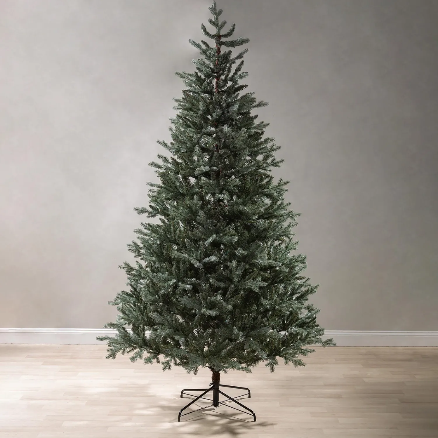 Plow & Hearth Faux Flowers & Plants>Shimmering Misty Pine Christmas Tree, 8' Tall