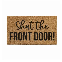 Plow & Hearth Coir Mats>Shut the Front Door! Coir Mat