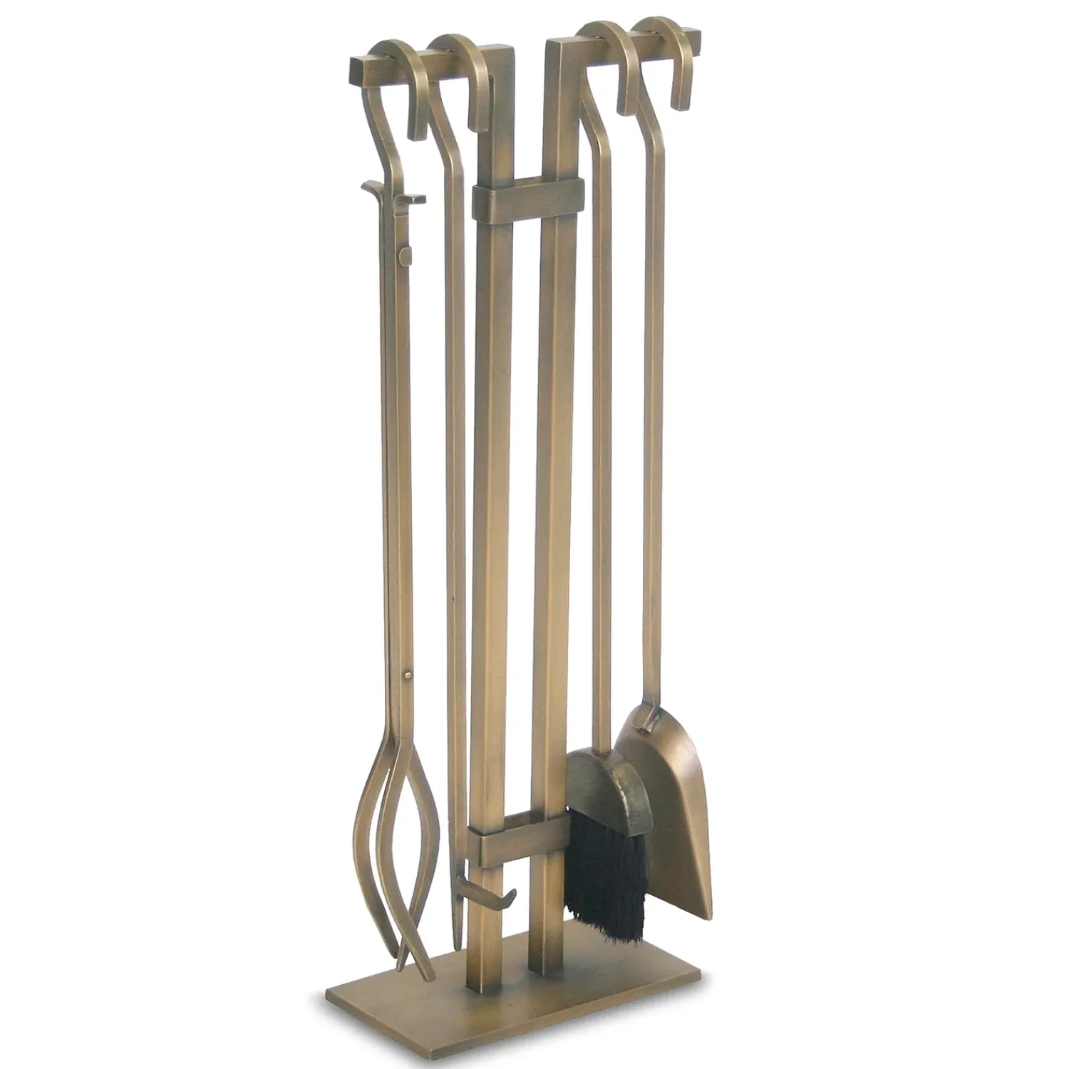 Plow & Hearth Fireplace Tool Sets>Sinclair Brushed Fireplace Tool Set Brass