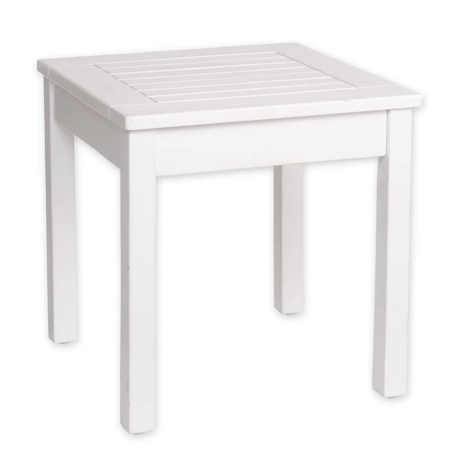 Plow & Hearth Outdoor Side Tables>Slatted Wood Side Table