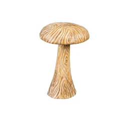 Plow & Hearth Garden Statues>Small Carved Mushroom Garden Statue
