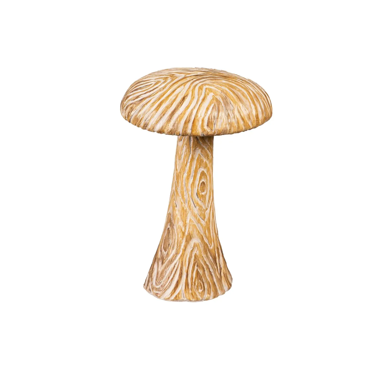 Plow & Hearth Garden Statues>Small Carved Mushroom Garden Statue