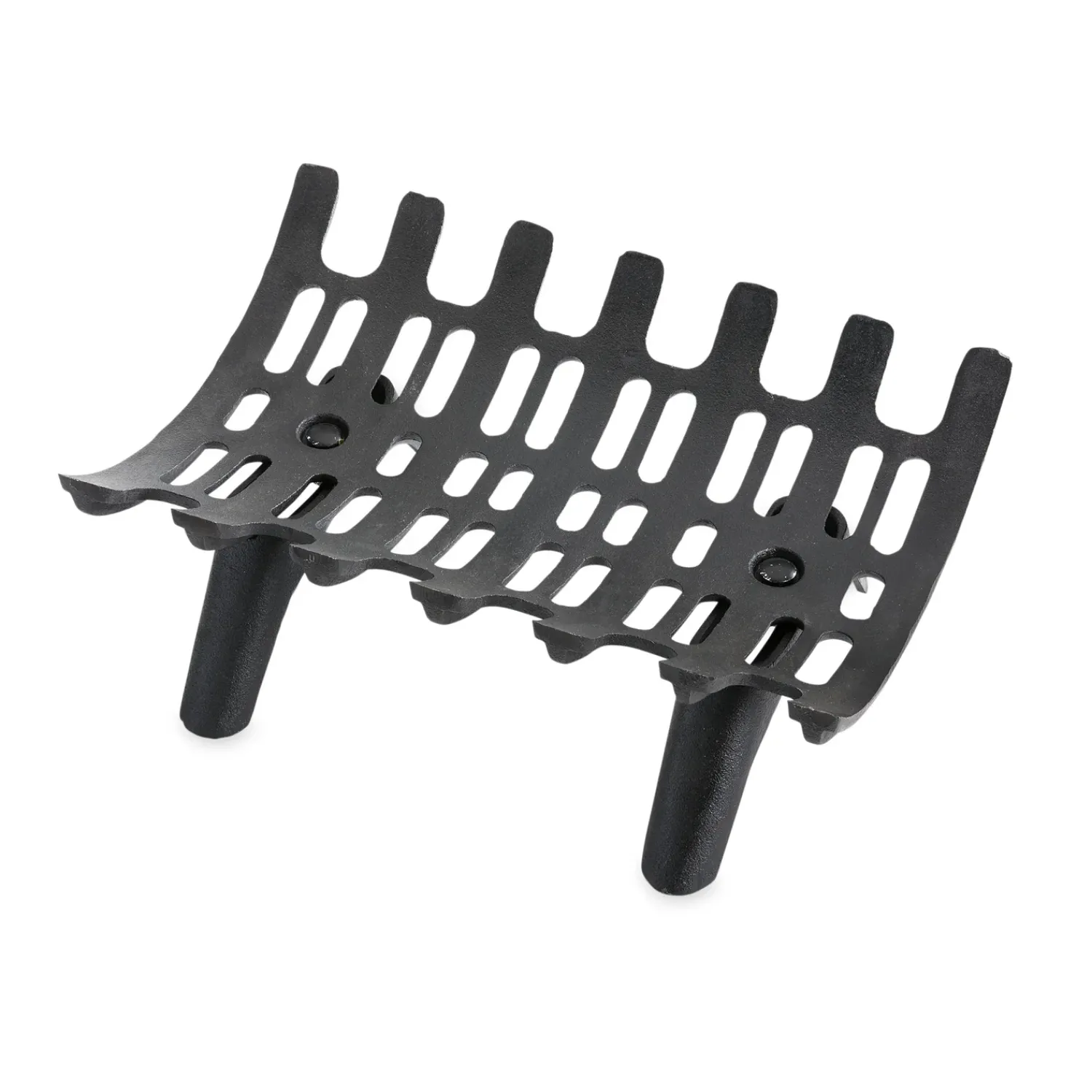 Plow & Hearth Fireplace Grates & Firebacks>Small Cast Iron Deep-Bed Fireplace Grate with Four Legs