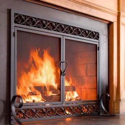 Plow & Hearth Fireplace Screens With Doors><noscript><img width=