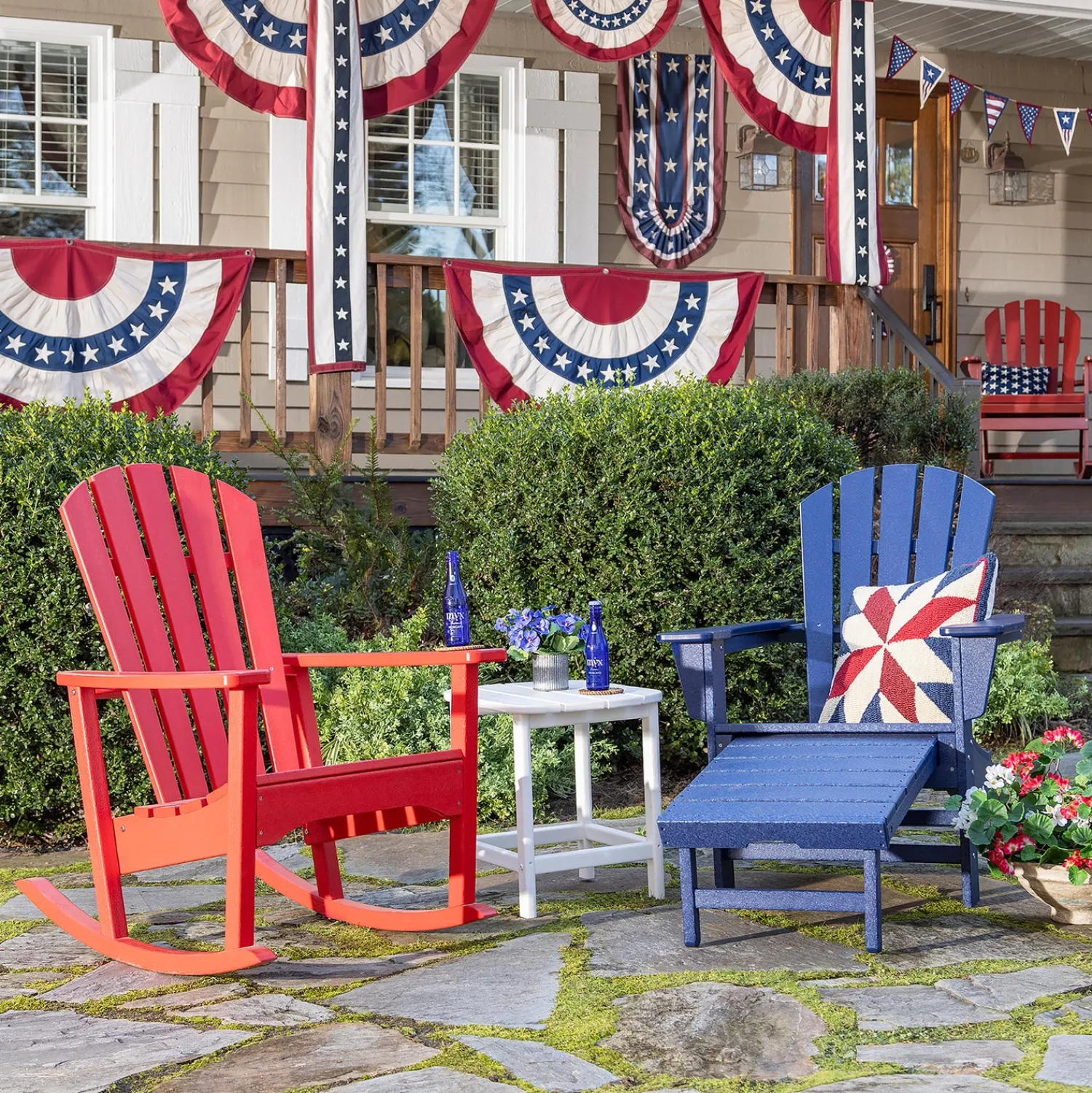 Plow & Hearth Bunting & Banners>Small Classic Cotton Bunting