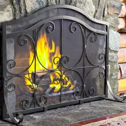 Plow & Hearth Fireplace Screens With Doors><noscript><img width=