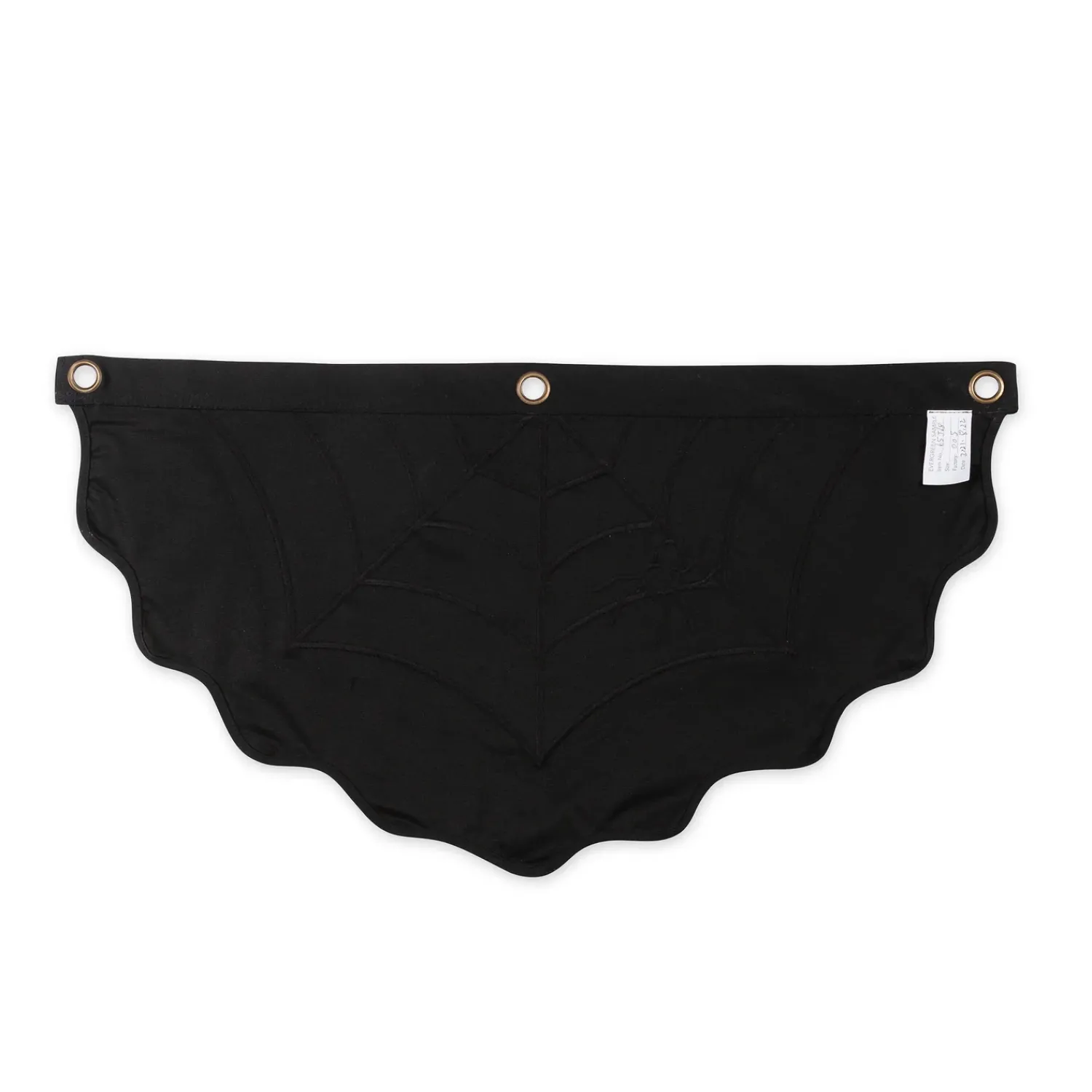 Plow & Hearth Bunting & Banners>Small Halloween Spider Web Cotton Bunting