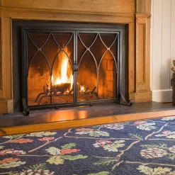 Plow & Hearth Fireplace Screens With Doors>Small Winchester Fireplace Screen with Doors