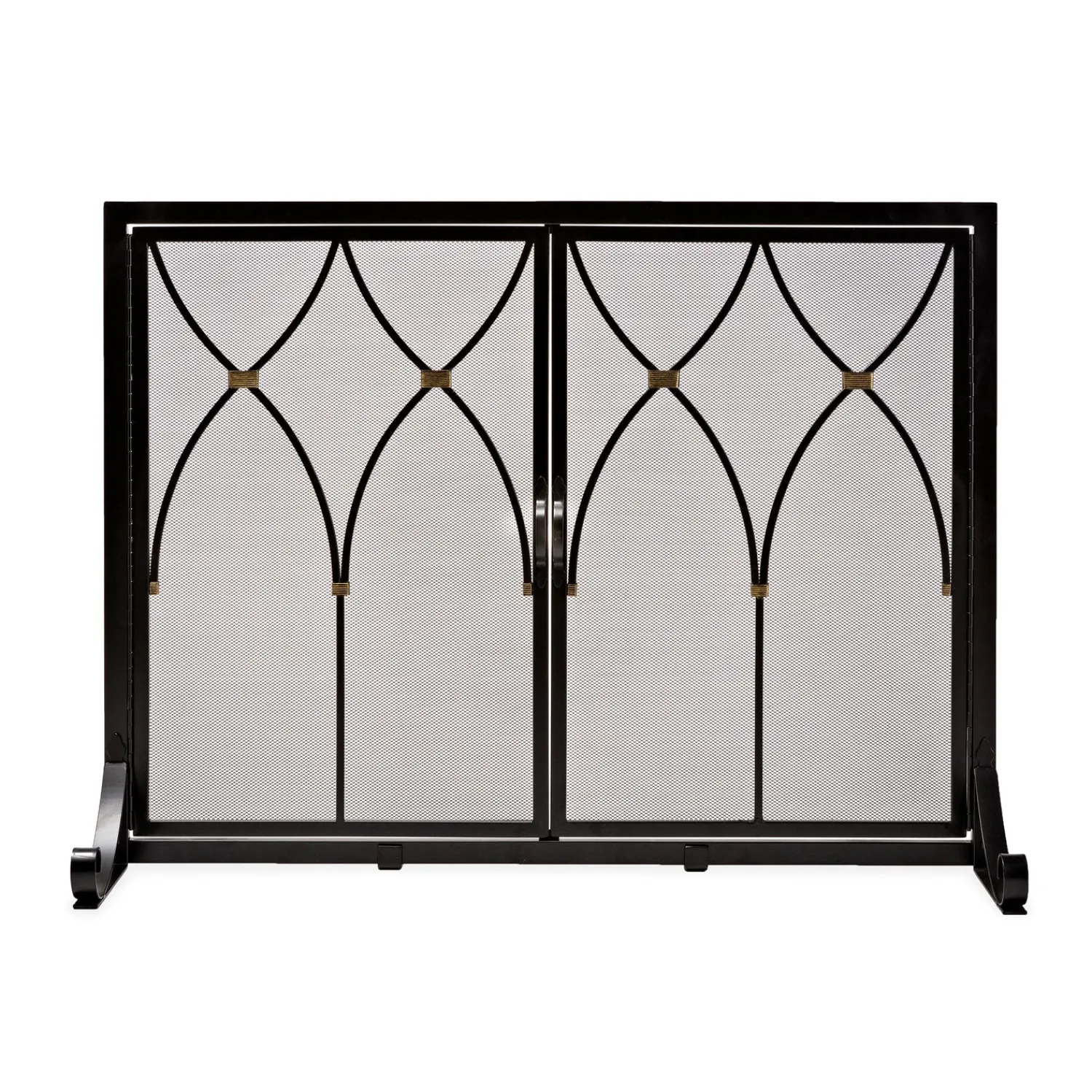 Plow & Hearth Fireplace Screens With Doors>Small Winchester Fireplace Screen with Doors
