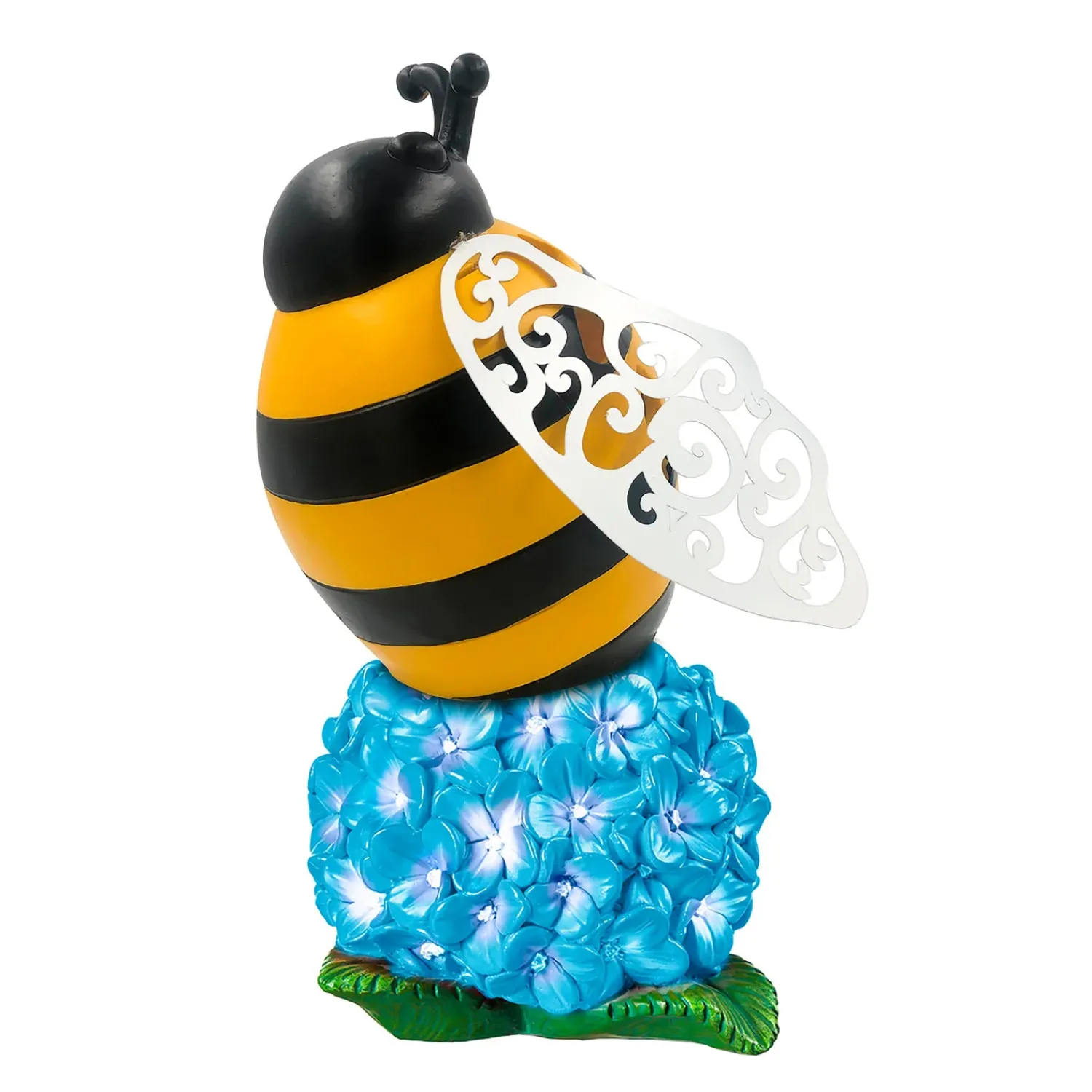 Plow & Hearth Garden Statues|Solar Accents>Solar Bug Zapper Garden Statue, Bee