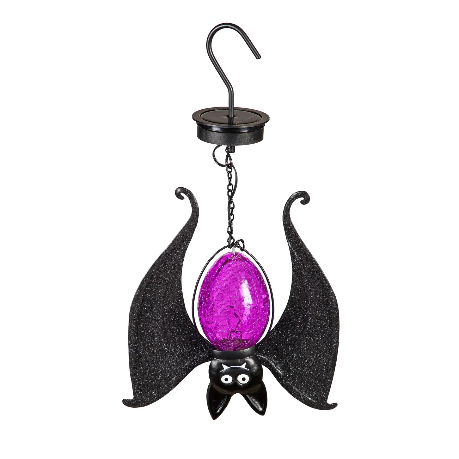 Plow & Hearth Lighted Garden Decorations>Solar Halloween Hanging Bats, Set of 3