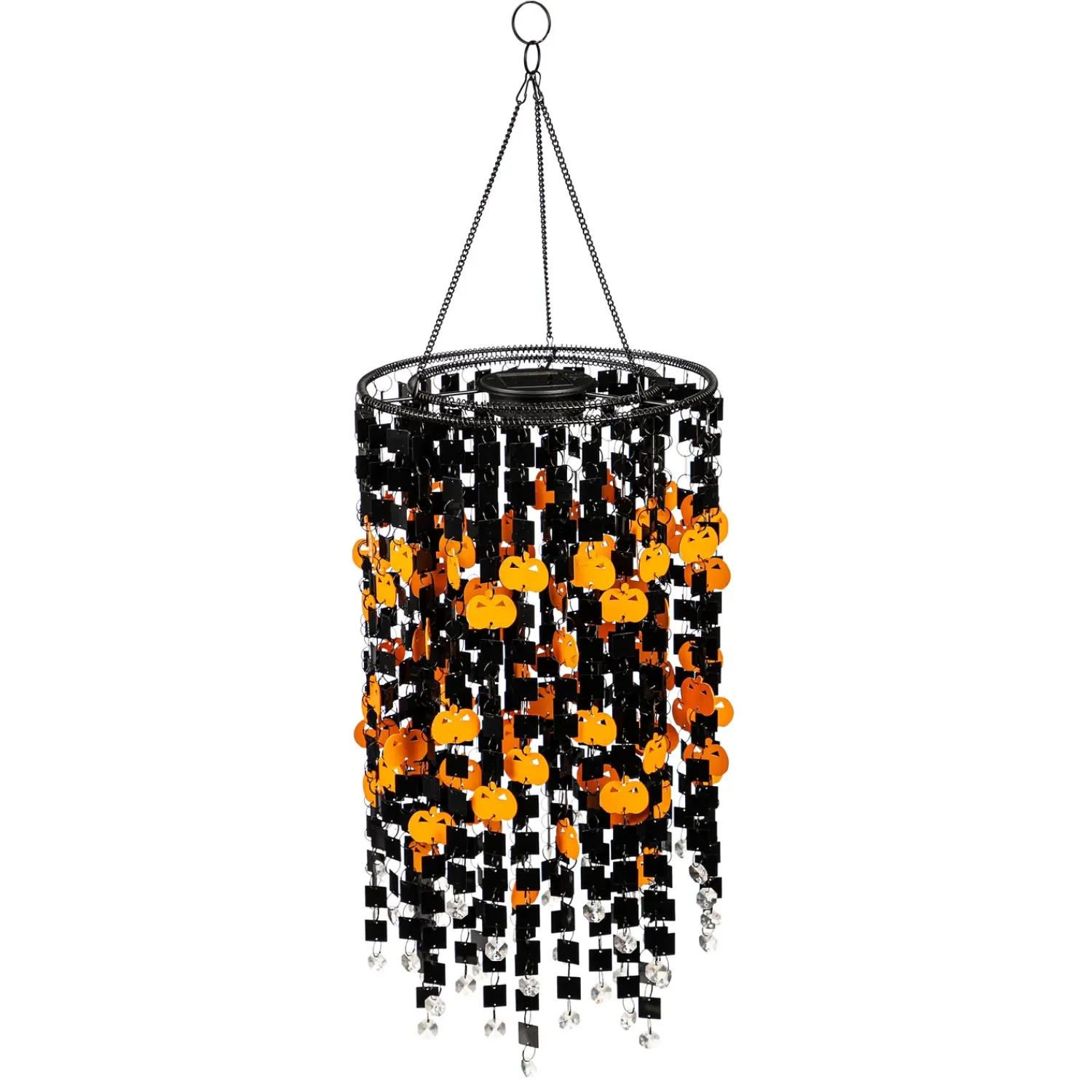Plow & Hearth Solar Accents|Solar Lighting>Solar Pumpkin Mobile Lantern
