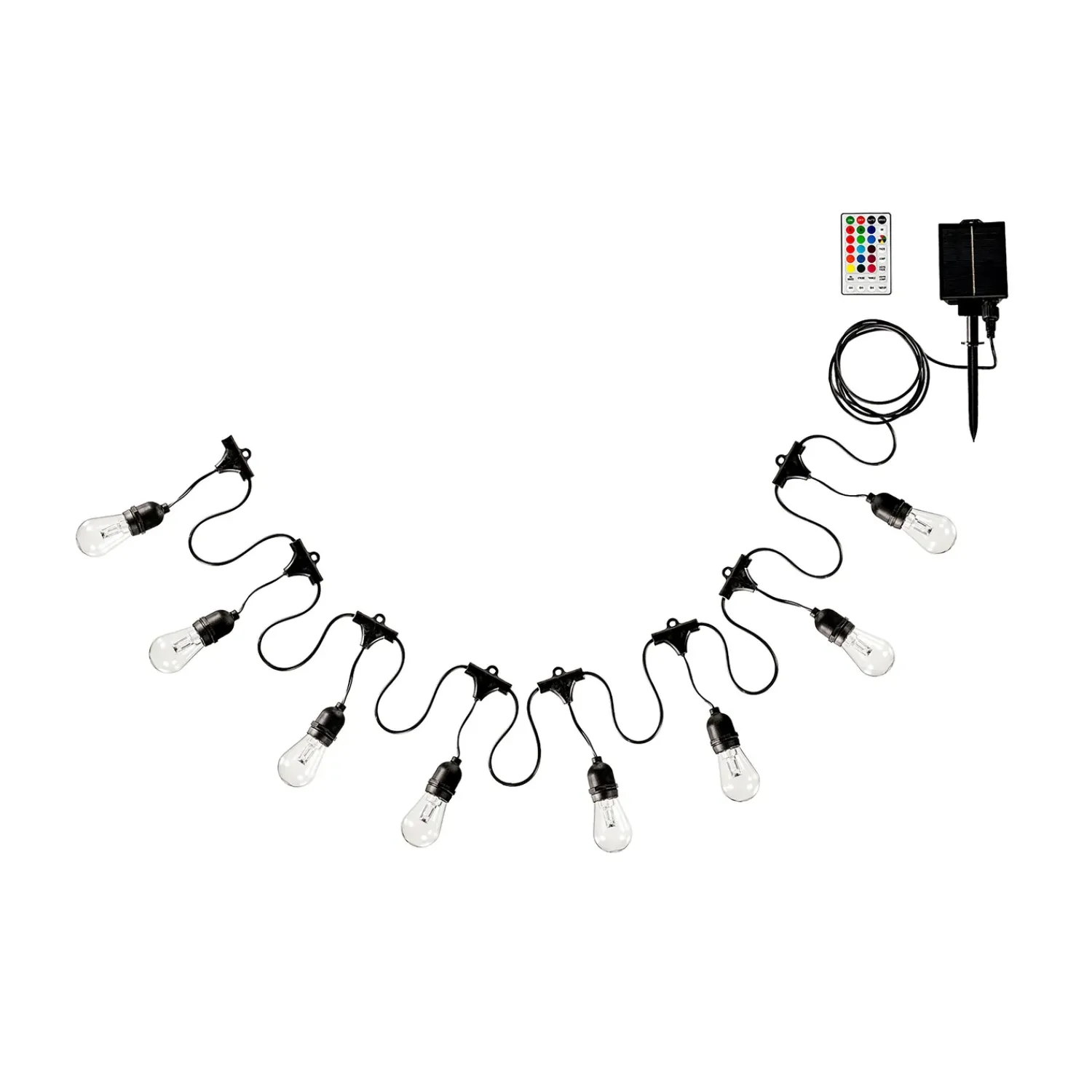 Plow & Hearth String Lights|Solar Lighting>Solar RGB String Lights