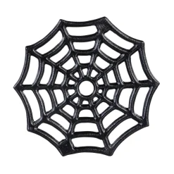 Plow & Hearth Trivets & Spoon Rests>Spider Web Metal Trivet, 8.25"L