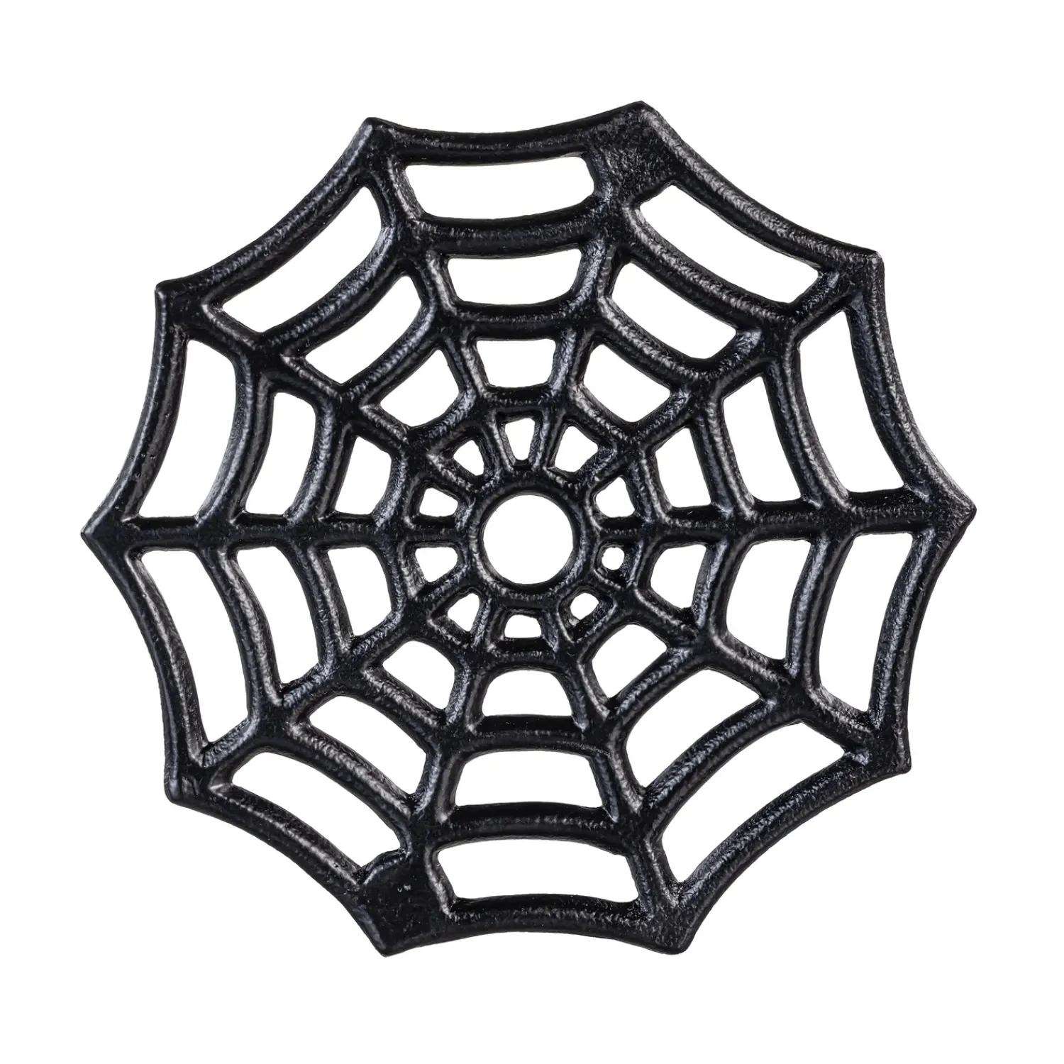 Plow & Hearth Trivets & Spoon Rests>Spider Web Metal Trivet, 8.25"L