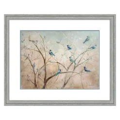 Plow & Hearth Wall Art>Spring Gathering Framed Wall Art Painting