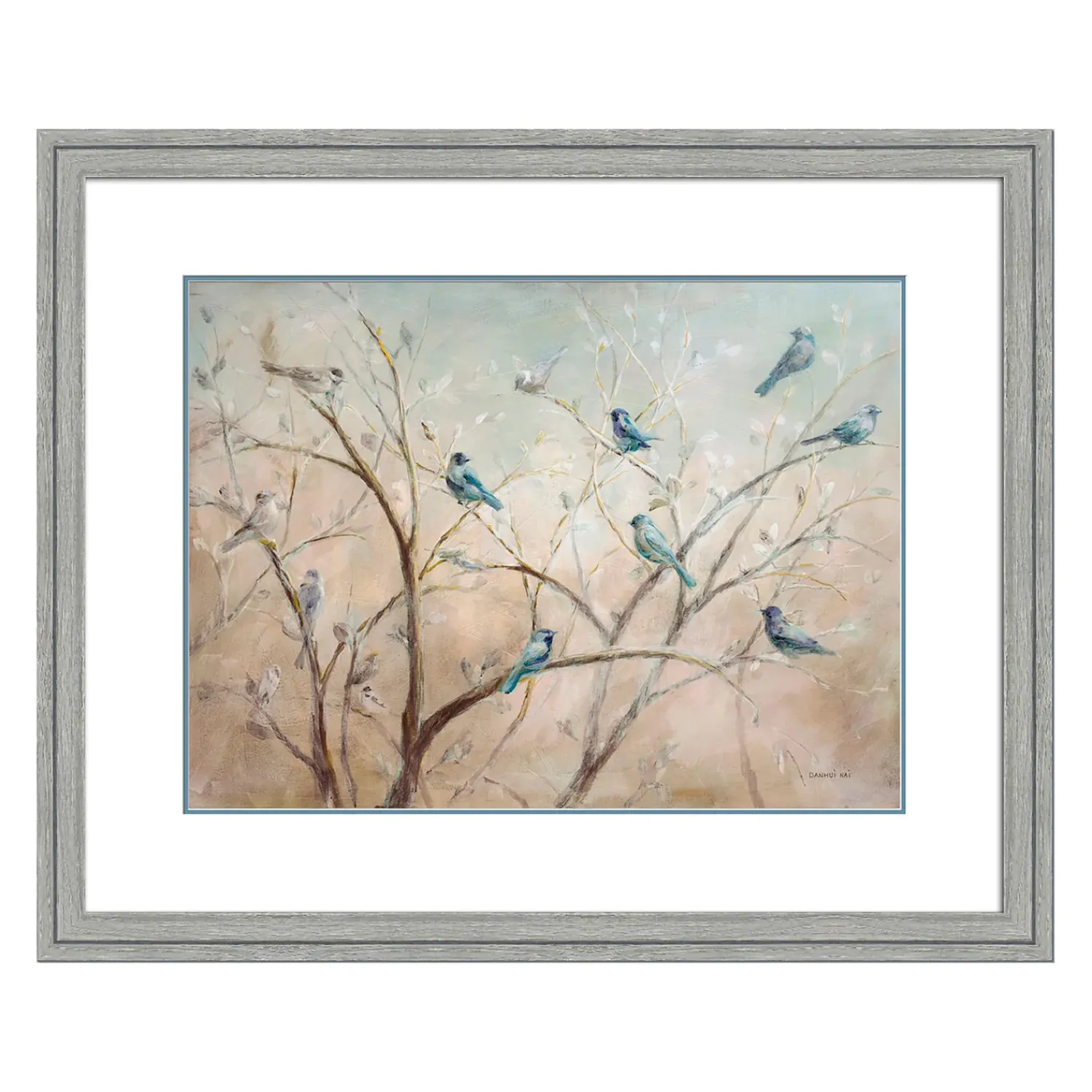 Plow & Hearth Wall Art>Spring Gathering Framed Wall Art Painting