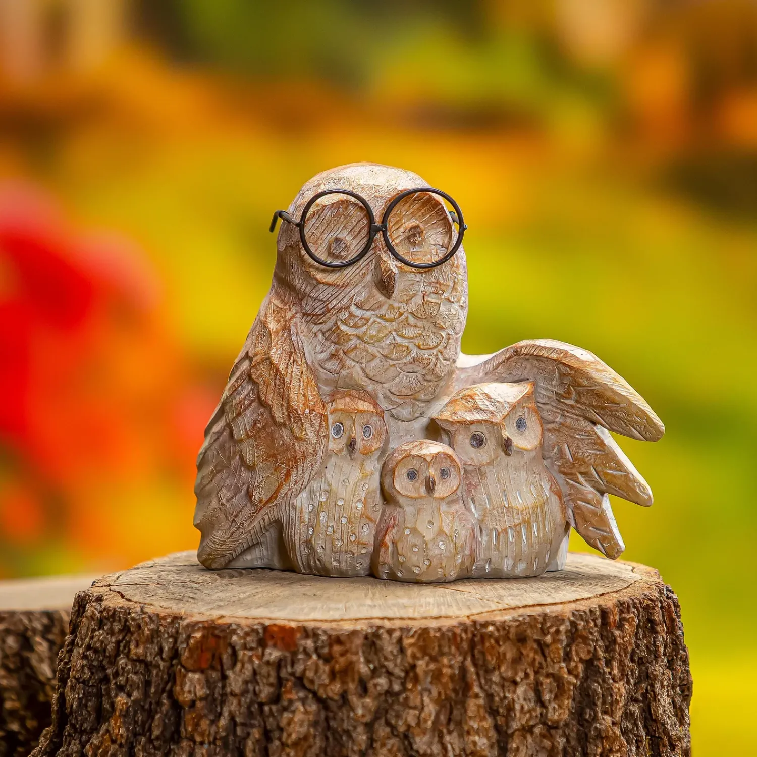 Plow & Hearth Garden Statues>Studious Owl Statue, 7"H