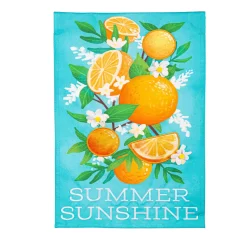 Plow & Hearth Garden Flags>Summer Sunshine Linen Garden Flag