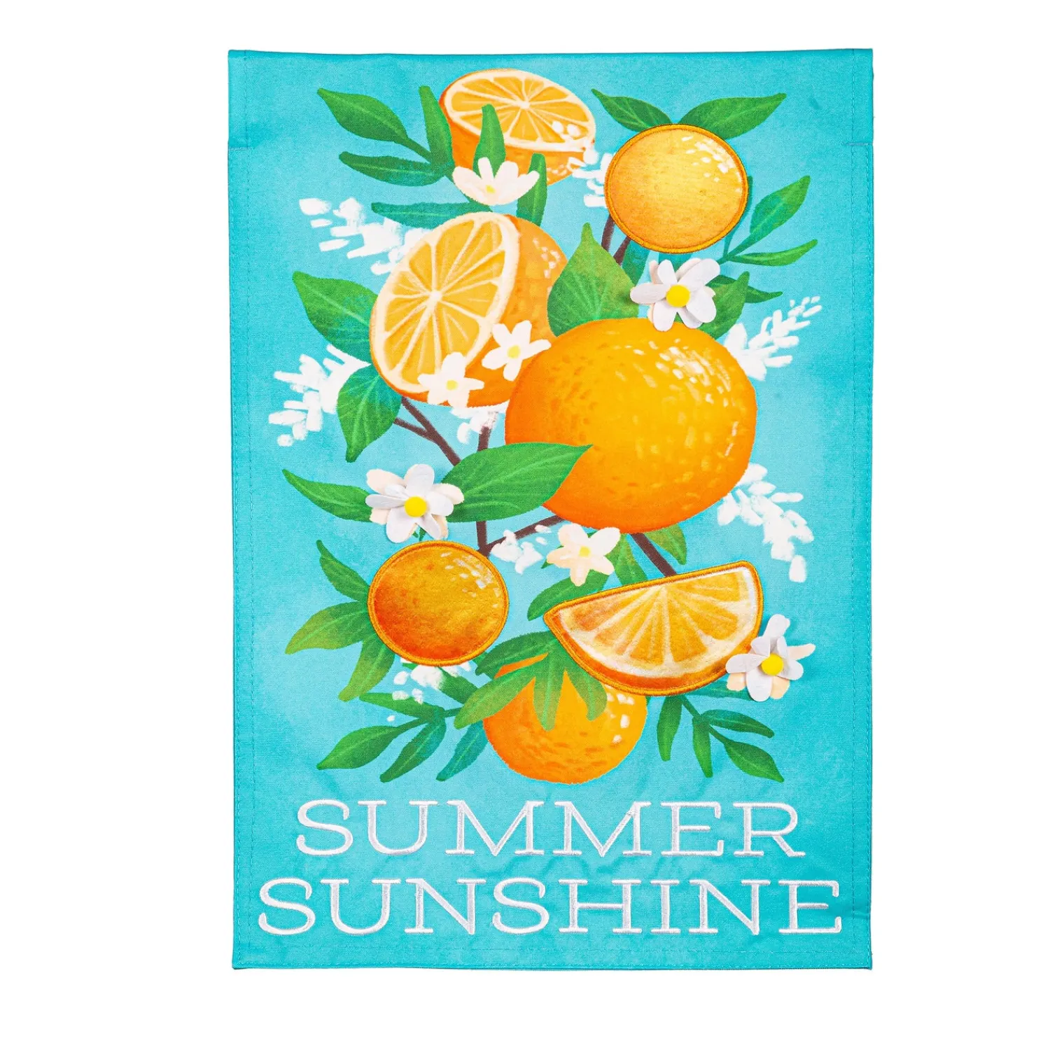 Plow & Hearth Garden Flags>Summer Sunshine Linen Garden Flag